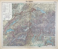 antike historische Karte: Die