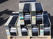 9x Zebra 110Xi4 / 140Xi4 Thermo Transfer Drucker, LAN USB