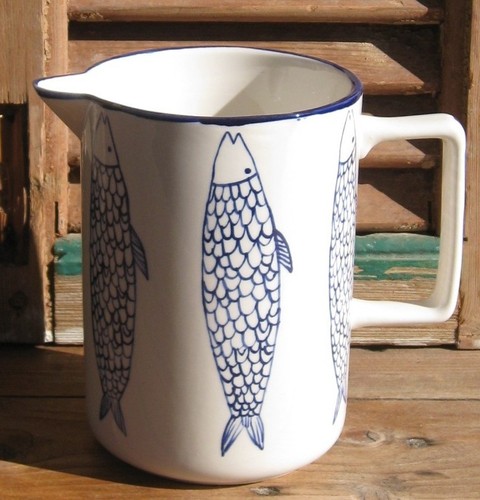 Krug fische keramik maritim - keramik,