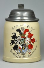 Studentika. VDSt Erlangen (VVDSt). Bierkrug. 1899