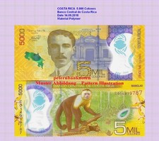 Costa rica 5000 colones - costa,