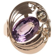 Damen ring gold - gold, mit