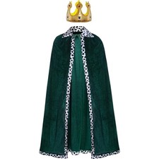 Königsmantel Kostüm Krone