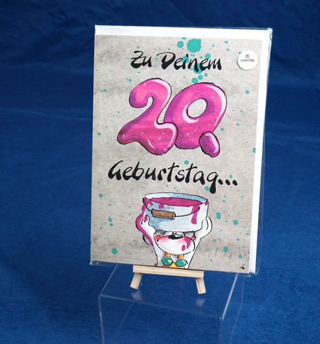 Xxl geburtstagskarte 20 - 🎉,