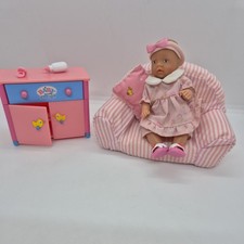 Zapf Creation Baby Born Miniworld Wohnzimmer Sofa Schrank Garnitur Mini World