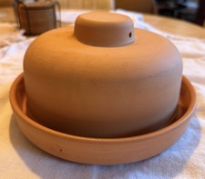 Mediterraner Butterkühler, Butterdose, Frische Butter Ohne Kühlschrank,Neuwertig