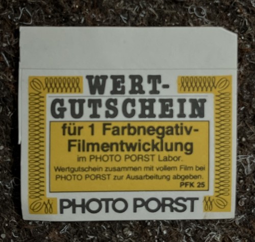 Photo porst wertschein - photo,