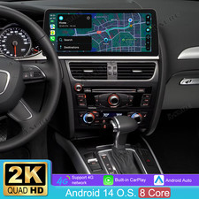 12.3" Android 14 Autoradio Für Audi A4 A5 B8 S4 S5 Navi Carplay 2K 4+64GB