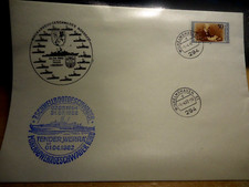 Brief Wilhelmshaven  1.4.1982   " TENDER WERRA"  -7. SCHNELLBOOTGESCHWADER MINEN