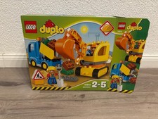Lego Duplo Set 10812, Bagger und Lastwagen, Gebraucht, Karton dabei