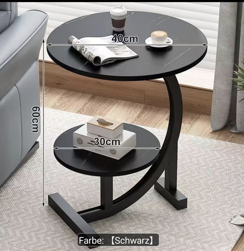 Runder beistelltisch schwarz - runder,