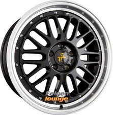 4 Alufelgen KESKIN KT22 RETRO Black Lip Polished (BLP) 8,5x19 ET45 5x108 19 Zoll