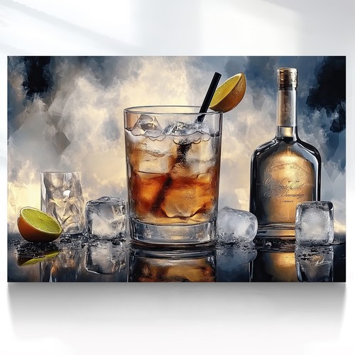 Leinwand bild cocktails küche - bild,