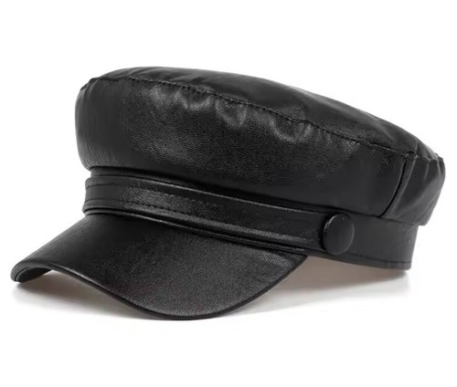 Luxus leder basecap - leder,