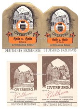 x5884 BERG. NEUKIRCHEN G. Tillmanns Söhne EDELKORN + HALB u. HALB Etikett label