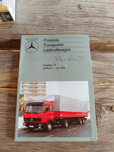 Original preisliste mercedes - preisliste,
