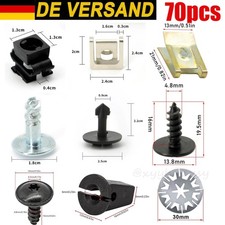 70x BEFESTIGUNG CLIPS SATZ UNTERFAHRSCHUTZ MOTORSCHUTZ FÜR AUDI A6 C5 4B C6 4F