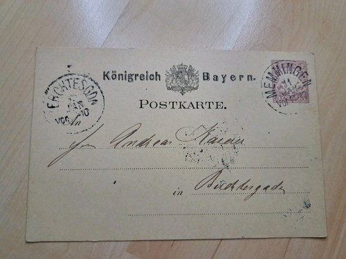 Postkarte königreich bayern - postkarte,