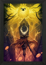 Seidenritter gerahmtes Wandbild Poster Leinwanddruck Bild