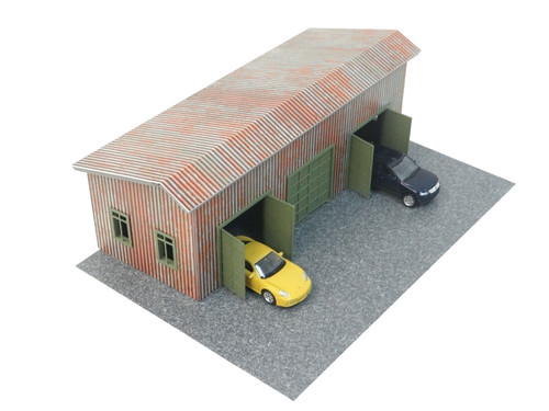 Blechgaragen dreitürer garage - dreitürer,