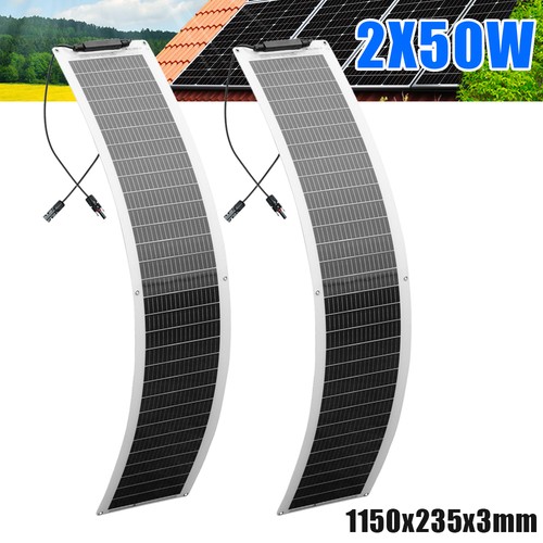 100w flexibel solarpanel - 100w,