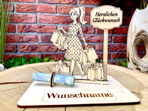 Geldgeschenk aus holz für - geldgeschenk,