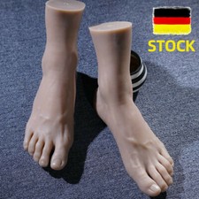 26.5cm EUR44 Herren Beine Füße lebensechte Silikon Schaufensterpuppe