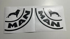 MAN Fensteraufkleber Set Aufkleber LKW (li+re) Truck Sticker Dekorfolie (20/25)