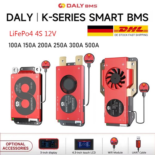 Daly smart bms 12v - bms, 4s