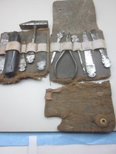 41535 Mappe Kombi Werkzeug Huber 10 Teile 1900 angerostet komplett