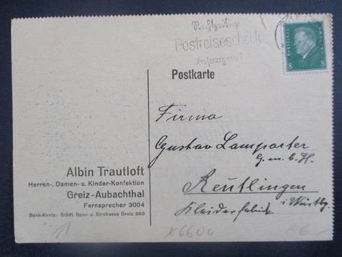 Postkarte albin - (y476),