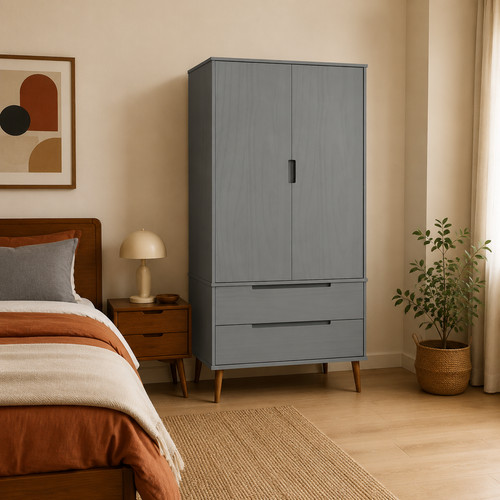 Massivholz kleiderschrank - massivholz,