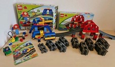 LEGO DUPLO EISENBAHN 5608, Brücke 3774 + extra Schienen dunkel grau