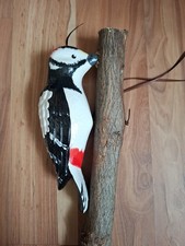 Gartenfigur Buntspecht aus