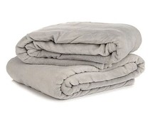 QVC CORAVELLE 1 Heimdecke uni Mikrofaser Flausch ca. 150x200cm grau.