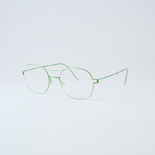Lindberg Brille Air Titanium Rim Rasmus Grün Rund Herren Damen Gestell 47/18-145