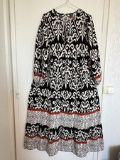 Boho Maxikleid Laternenärmel