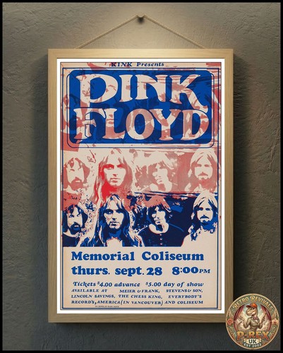 Pink floyd 1972 portland repro - 1972,