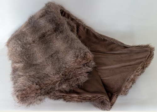 Felldecke kunstfell brown bear - felldecke,