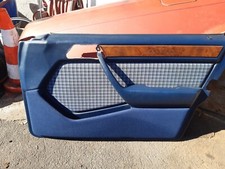 Türverkleidung vorne rechts Stoff Karo blau eFH Zebrano Mercedes-Benz W124