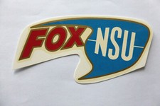 NSU Fox right water decal