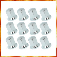 100xSW 32 mm LANGE Chrom LKW Neue Radmutterkappen Kappen Abdeckung