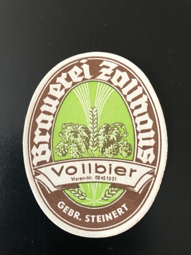 Bieretikett brauerei zollhaus - brauerei,