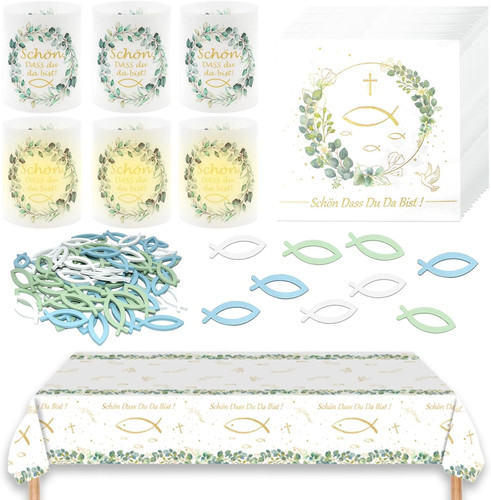 Kommunion deko set - deko, teile