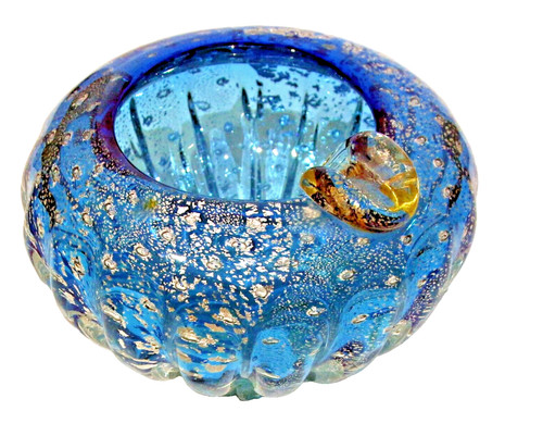 Murano blaue schale - murano,