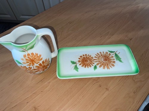 Jugendstil set kanne krug - set,