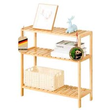 Bambus-Standregal Holzregal