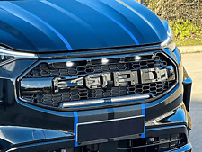 Fit Für Ford Transit Custom 2024+ Grill Raptor Style Glänzend Schwarz