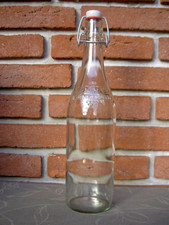 Glasflasche Bügelverschluss 0,75l verschließbare Flasche Weinkellerei Kunzmann