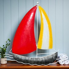 Segelboot – Segelschiff - Maritime Wand Deko für Bad, Kinderzimmer & Wohnzimmer